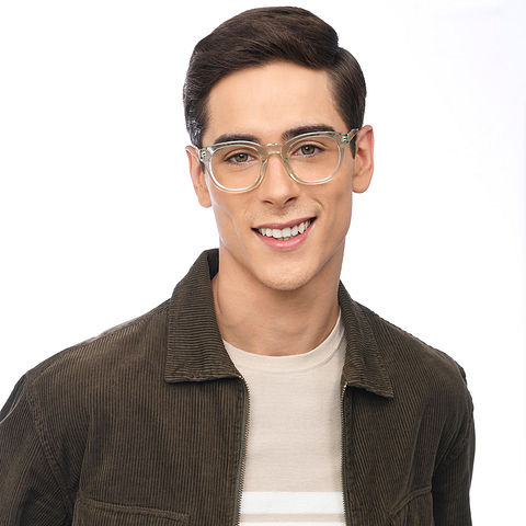 Vincent Chase Online Green Transparent Full Rim Round right side