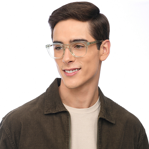 Vincent Chase Online Green Transparent Full Rim Round left side