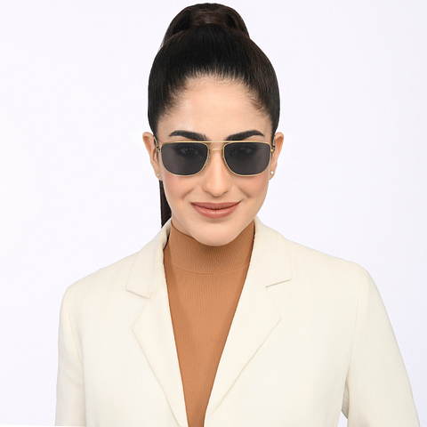 Vincent Chase Online Gold Full Rim Rectangle left side