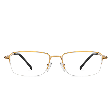 Vincent Chase Online Gold Half Rim Rectangle left side