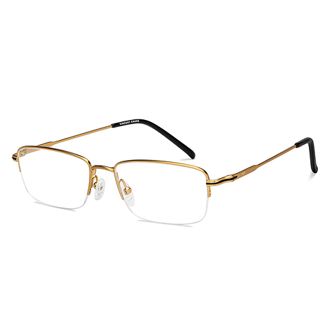 Vincent Chase Online Gold Half Rim Rectangle right side