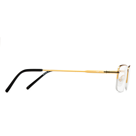 Vincent Chase Online Gold Half Rim Rectangle left side