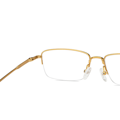 Vincent Chase Online Gold Half Rim Rectangle right side
