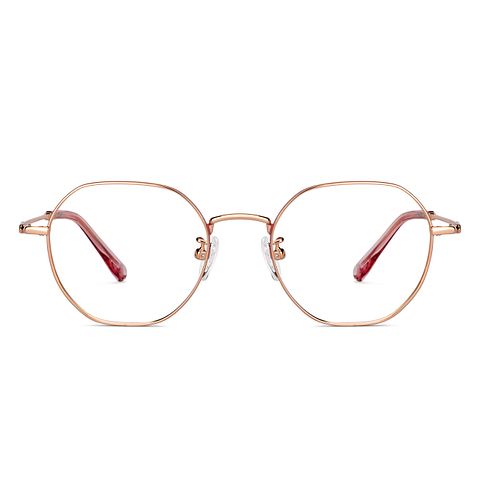 Vincent Chase Gold Pink Full Rim Round right side