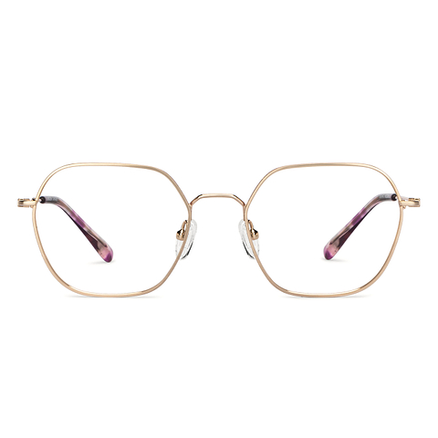 Vincent Chase Online Gold Full Rim Geometric left side