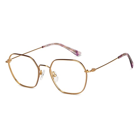Vincent Chase Online Gold Full Rim Geometric left side