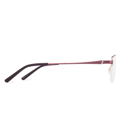Vincent Chase Gold Half Rim Cat Eye left side
