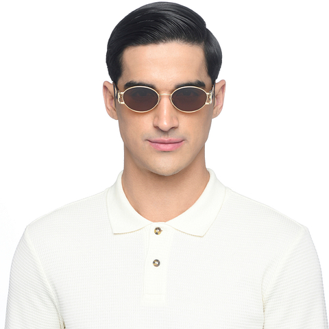 Vincent Chase Online Gold Full Rim Round right side