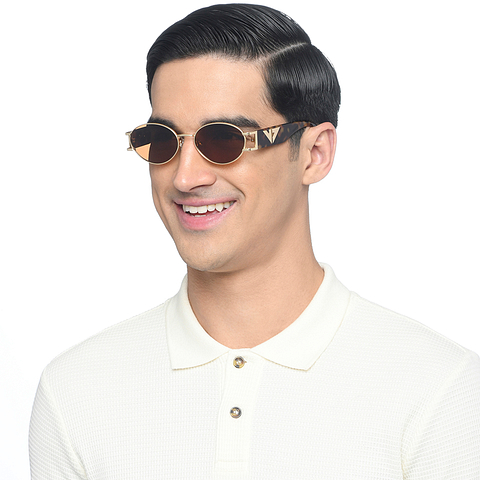 Vincent Chase Online Gold Full Rim Round left side