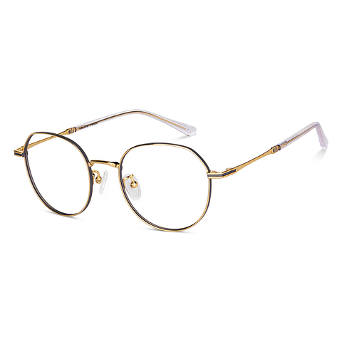 Vincent Chase Gold Full Rim Round right side