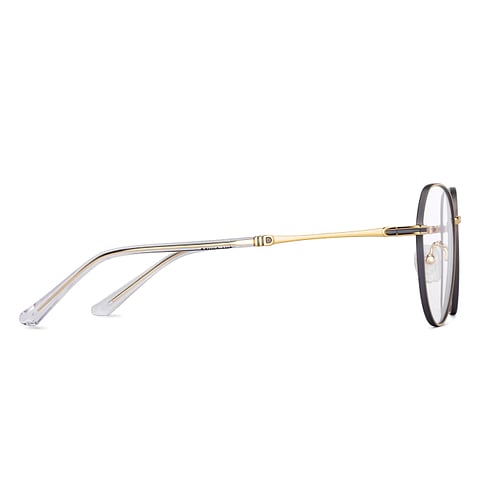 Vincent Chase Gold Full Rim Round left side