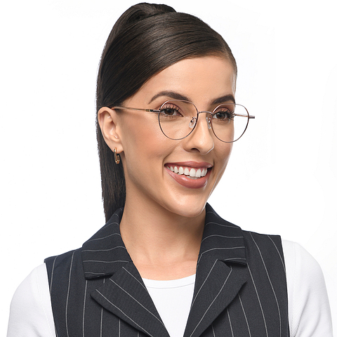 Vincent Chase Online Gold Full Rim Round right side