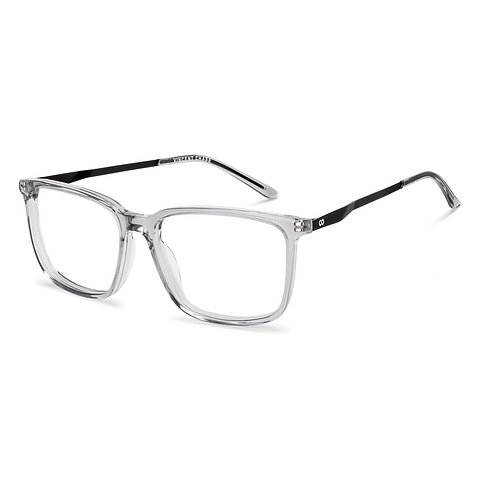 Vincent Chase Gray Transparent Full Rim Square right side Vincent Chase Gray Transparent Full Rim Square right side