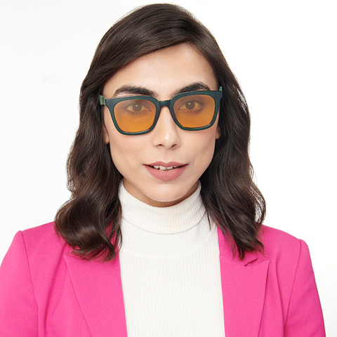 Vincent Chase Online Green Full Rim Square left side