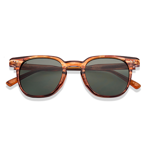 Vincent Chase Light Brown Full Rim Round left side