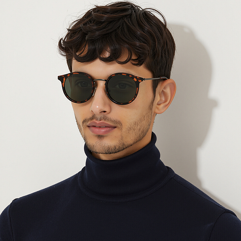 Vincent Chase Polarized Demi Full Rim Round right side