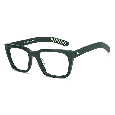 Green Full Rim Rectangle Vincent Chase Classic Acetate VC E000094