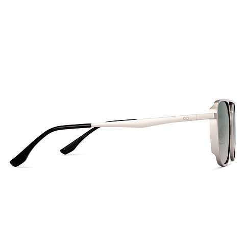 Buy Green Gradient Silver Full Rim Square Vincent Chase Polarized