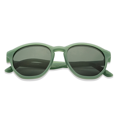 Vincent Chase Polarized Green Full Rim Round left side