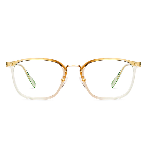 Vincent Chase Green Transparent Full Rim Square right side