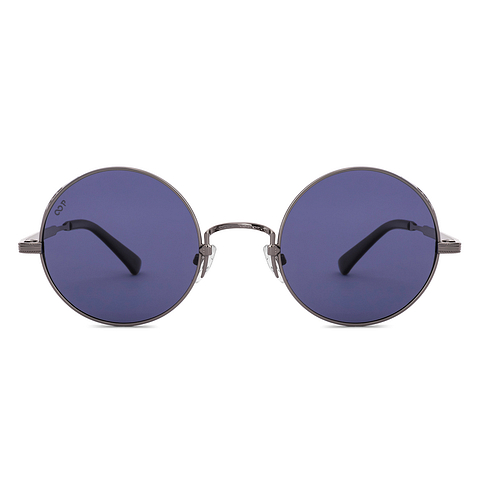 Vincent Chase Polarized Dark Gunmetal Full Rim Round right side Vincent Chase Polarized Dark Gunmetal Full Rim Round right side