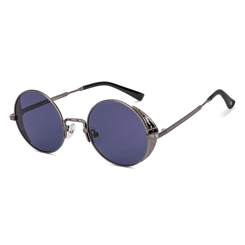 Vincent Chase Polarized Dark Gunmetal Full Rim Round right side Vincent Chase Polarized Dark Gunmetal Full Rim Round right side