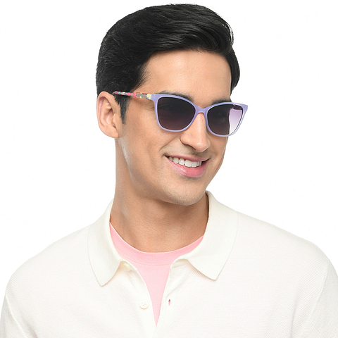 Vincent Chase Online Sky Blue Full Rim Cat Eye right side