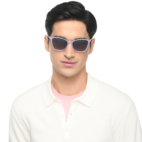 Vincent Chase Online Sky Blue Full Rim Cat Eye left side