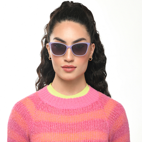 Vincent Chase Online Sky Blue Full Rim Cat Eye right side
