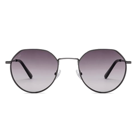 Buy Grey Gradient Gunmetal Full Rim Geometric Vincent Chase