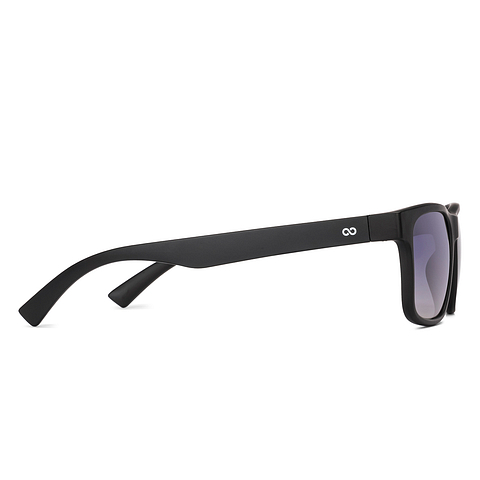 Vincent Chase Polarized Matte Black Full Rim Rectangle left side