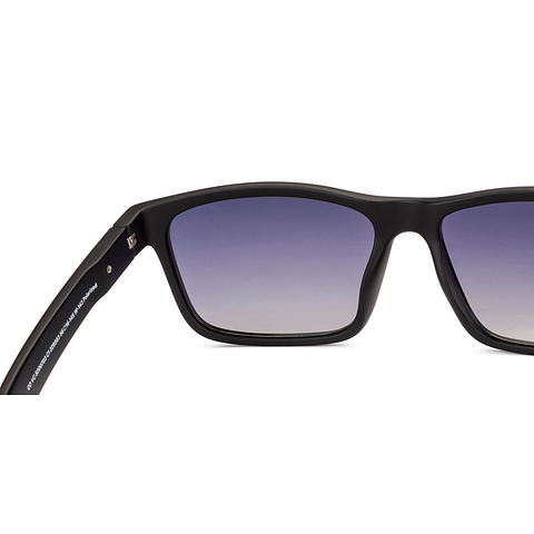 Vincent Chase Polarized Matte Black Full Rim Rectangle right side