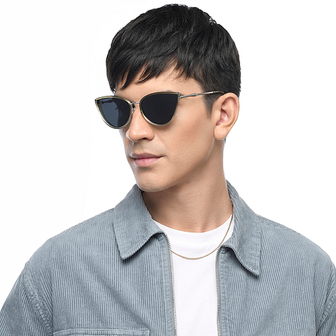 Vincent Chase Online Light Green Full Rim Cat Eye right side