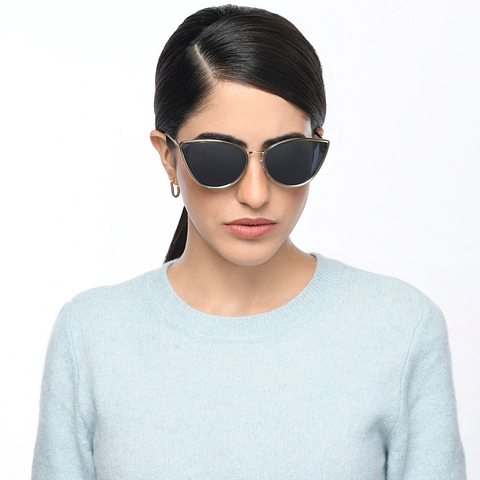 Vincent Chase Online Light Green Full Rim Cat Eye left side