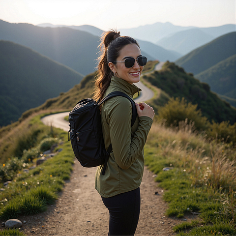 Vincent Chase Polarized Mid Gunmetal Full Rim Square right side