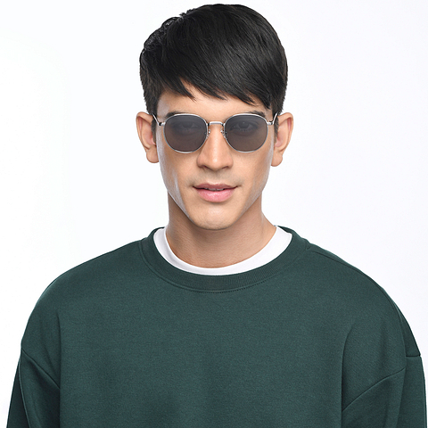 Vincent Chase Polarized Mid Gunmetal Full Rim Round right side