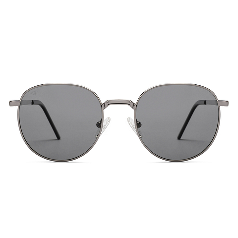Vincent Chase Polarized Mid Gunmetal Full Rim Round left side