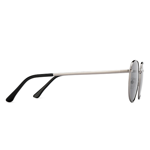 Vincent Chase Polarized Mid Gunmetal Full Rim Round left side
