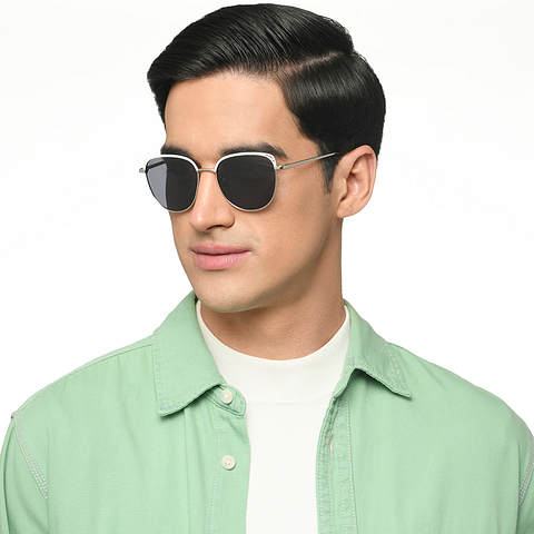 Vincent Chase Online Silver Full Rim Cat Eye right side
