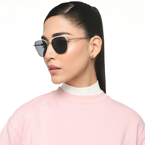 Vincent Chase Online Silver Full Rim Cat Eye right side