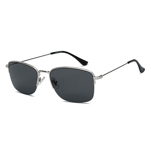 Buy RAY BAN Men Half Rim Polarized Aviator Sunglasses | Shoppers Stop