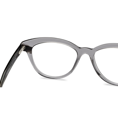 Buy Grey Transparent Full Rim Cat Eye Vincent Chase Classic