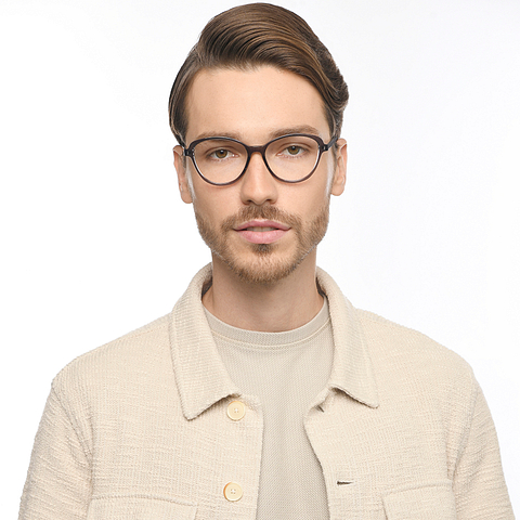 Vincent Chase Online Gray Transparent Full Rim Cat Eye left side