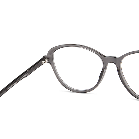Vincent Chase Online Gray Transparent Full Rim Cat Eye left side