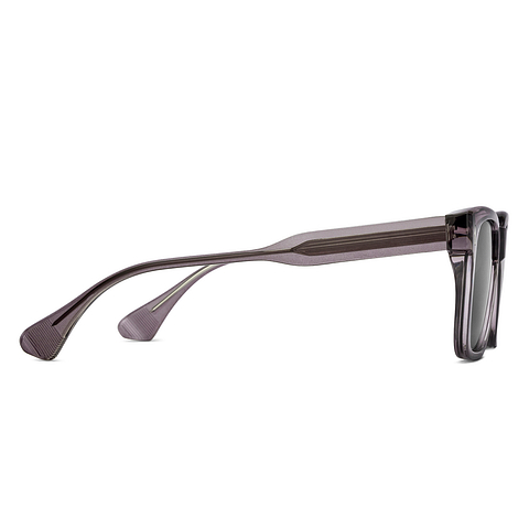 Vincent Chase Polarized Gray Transparent Full Rim Square left side