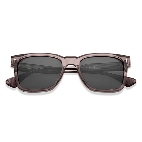 Vincent Chase Polarized Gray Transparent Full Rim Square left side