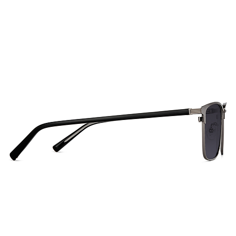 Vincent Chase Online Mid Gunmetal Full Rim Square left side