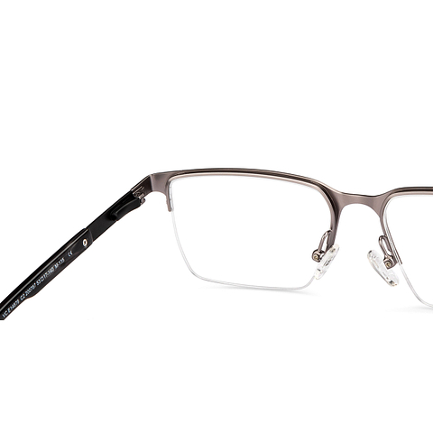 Vincent Chase Online Gunmetal Half Rim Rectangle right side