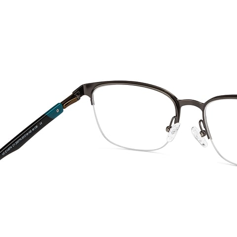 Vincent Chase Online Mid Gunmetal Half Rim Square right side