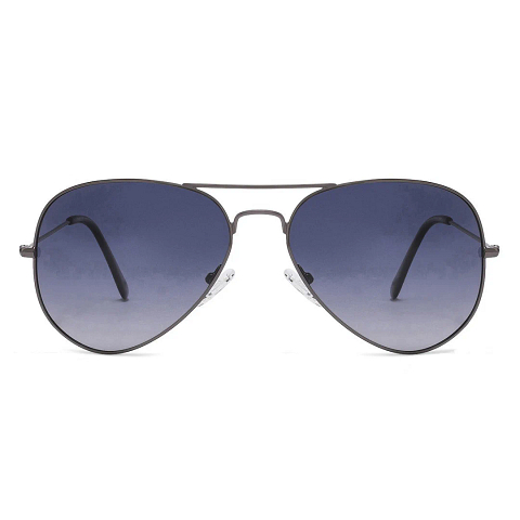 Vincent Chase Polarized Mid Gunmetal Full Rim Aviator right side